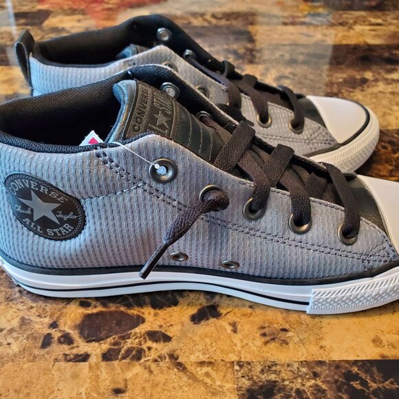 Grey Converse mid top - Picture 2 of 8